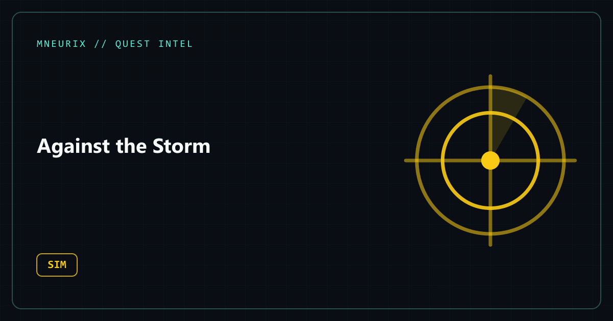 Against the Storm