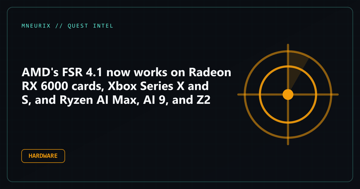 AMD FSR 4.1