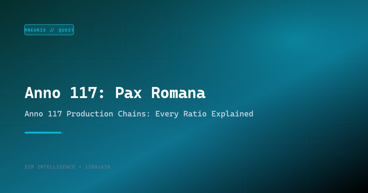 Anno 117: Pax Romana
