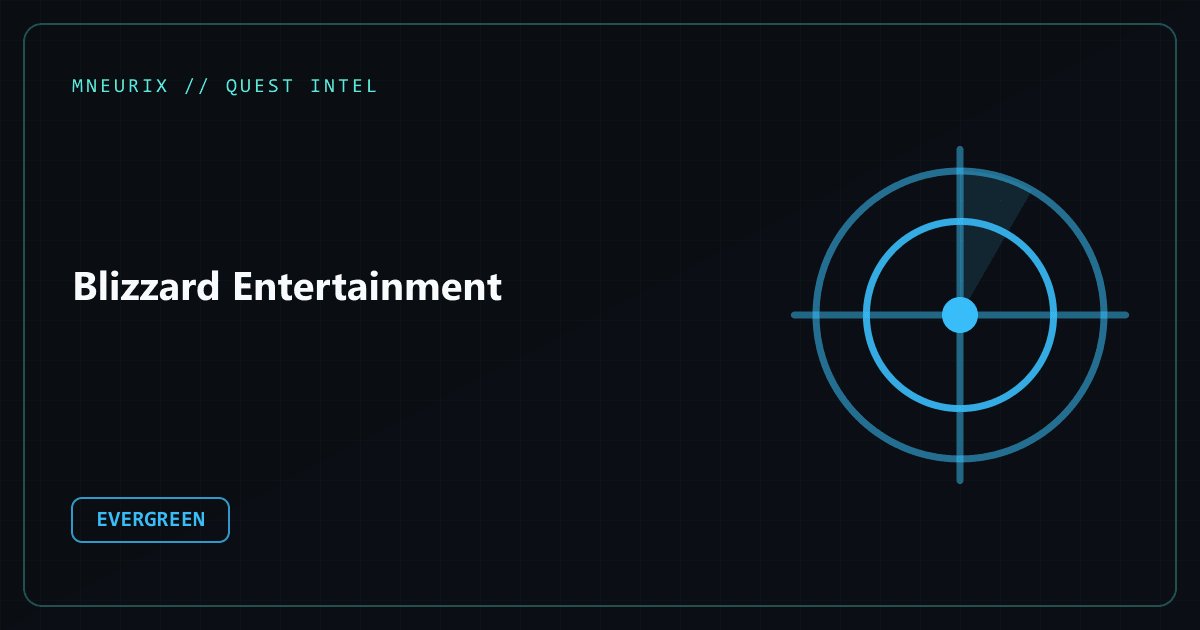 Blizzard Entertainment
