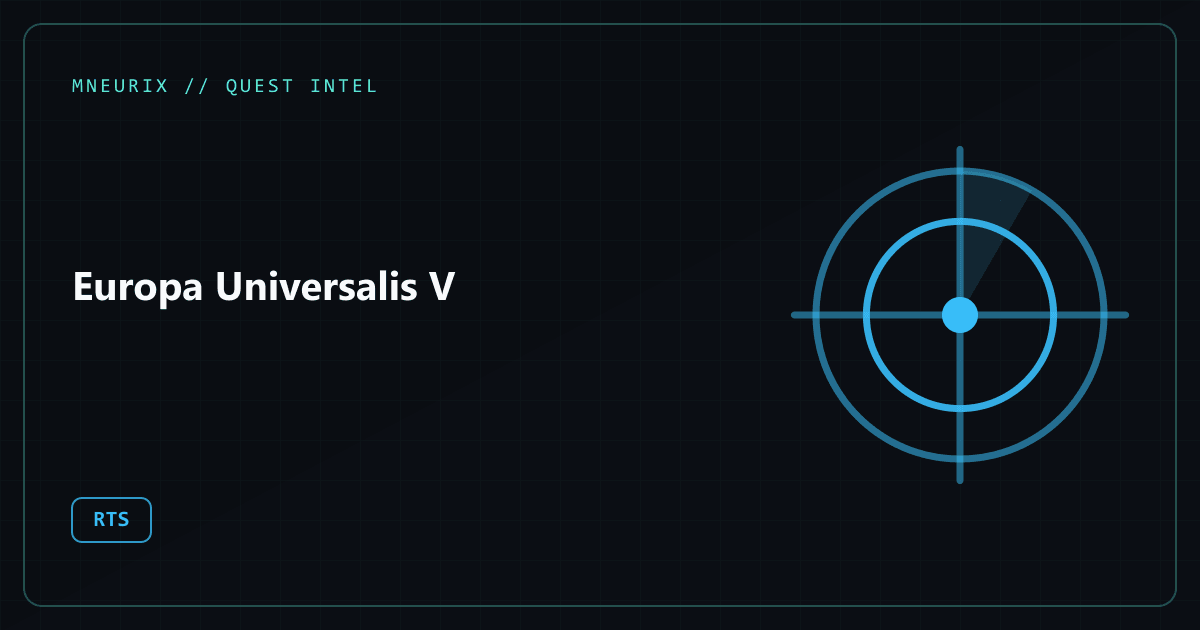 Europa Universalis V