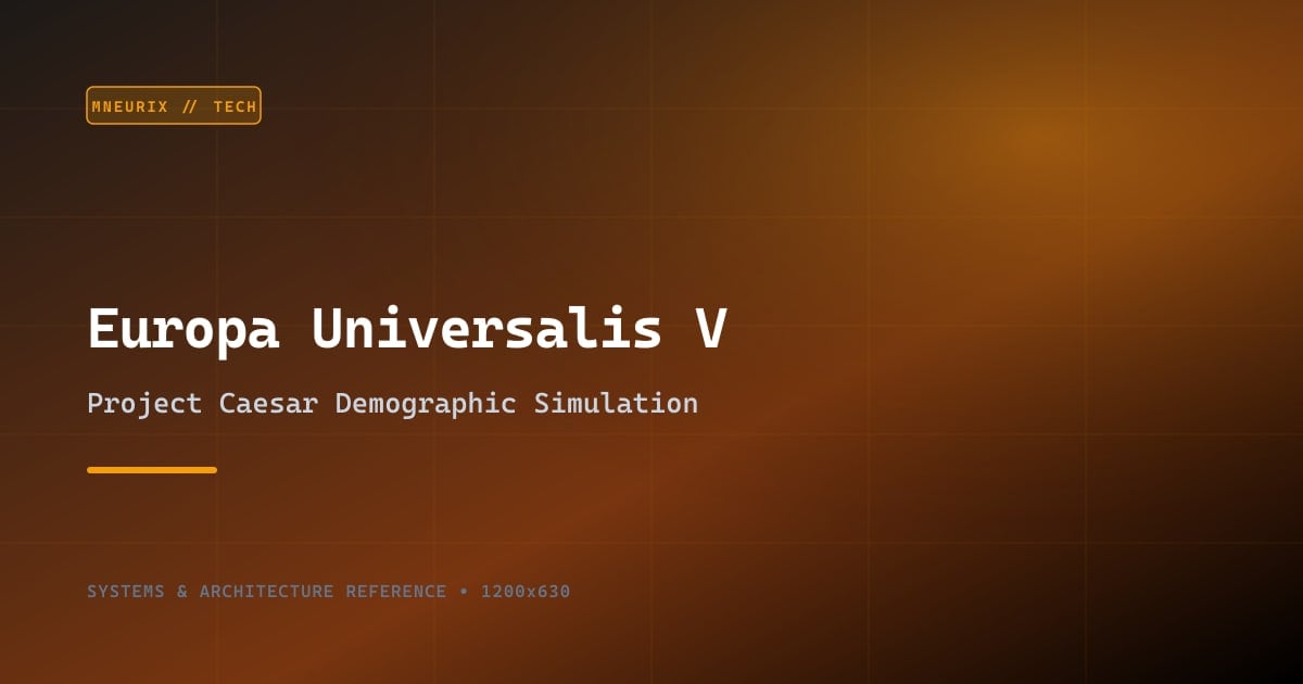 Europa Universalis V