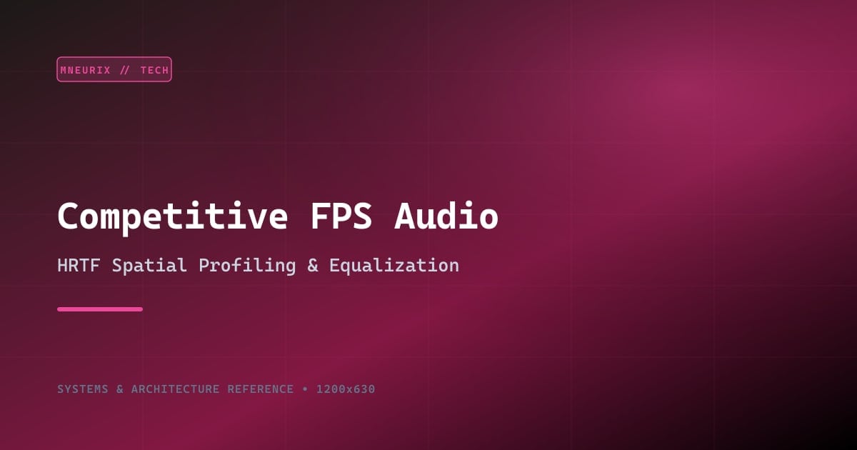 Spatial Audio Technology