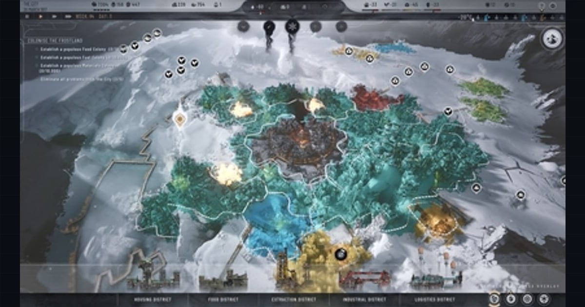 Frostpunk 2 — Resource Extraction & Stockpile Economy Guide