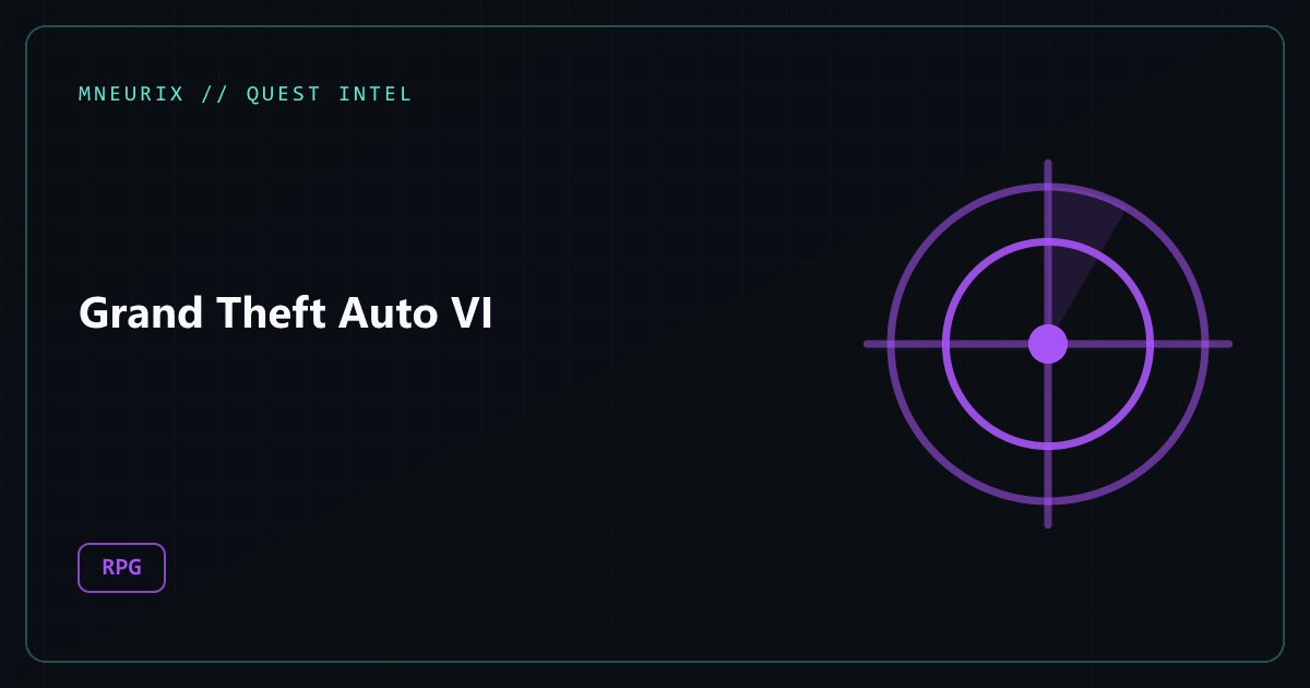Grand Theft Auto VI