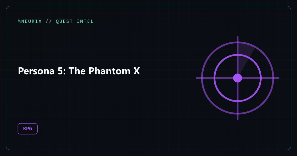 Persona 5: The Phantom X