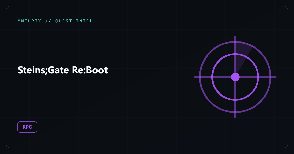 Steins;Gate Re:Boot