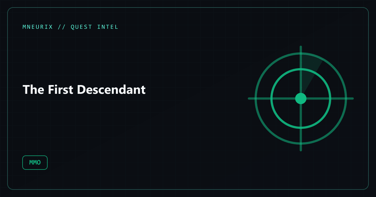 The First Descendant